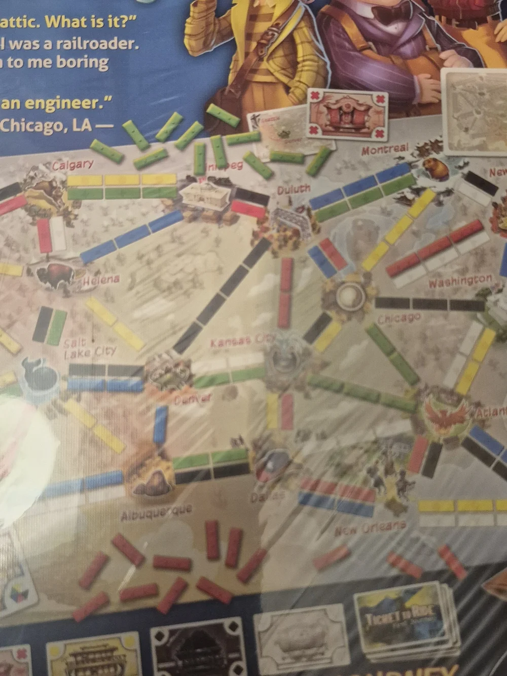 Ticket to Ride: First Journey Kids Board Game by Days of Wonder - Blue